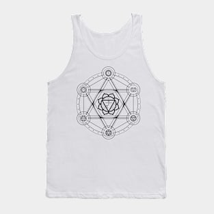 7 chakras - Sacred Circle - Balanced Chakras Tank Top